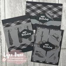 See more ideas about masculine cards, cards, card making. 5 Simple Masculine Card Designs Stampin Up Well Dressed Lynn Dunn