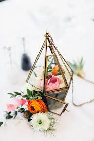 Geometric Wedding Terrarium Table Decoration With Flowers Colourful Geometric Sprin Terrarium Wedding Geometric Wedding Geometric Terrarium Wedding
