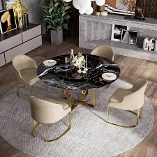 Kitchen and dining room in small apartment. Modern Small Family Furniture Design Black Round Marble Dining Table Chairs Buy Small Dining Table Small Dining Table Chairs Dining Table Black Product On Alibaba Com