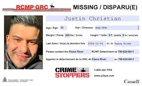LOCATED DECEASED*** Dec. 9, 2024 Peace Regional RCMP seek public assistance  in locating missing male