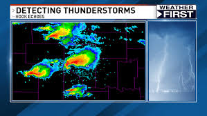 A strongly bowed echo may indicate high winds in the middle of the line, where the storms are moving forward most quickly. Severe Weather Awareness Week Weather Lingo Kgan