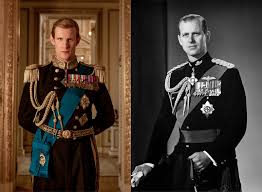 How prince philip curtsied to king george vi when he met him for the first time: How The Crown S Actors Compare To Their Real Life Royal Counterparts Vogue