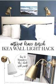 Is this all sounding overwhelming? Ikea Wall Light Hack Shine Your Light
