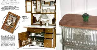 Forget farmhouse—for rustic charm try antique kitchen cabinets. Antique Spotlight Hoosier Cabinet Sneath Glass 12 Tomatoes