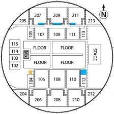 Brick Breeden Fieldhouse Concert Seating Elcho Table