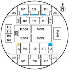 brick breeden fieldhouse concert seating elcho table