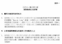 強制檢測公告詳情 （已經完成 2019 冠狀病毒病疫苗接種的人士1會獲視為已遵從強制檢測公告的規定） a. Unoucq28ty794m