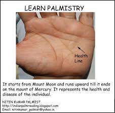 Palmistry Significance Of Mercury Line And Health Line Palmistry Palm Reading Indian Palmistry