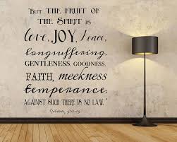 Fruit Of The Spirit Vinyl Wall Sign By Wordsthatstickdecals Vinyl Wall Decals Vinyl Wall Fruit Of The Spirit