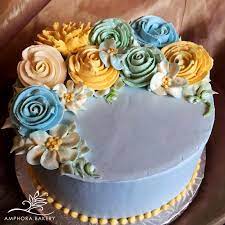 See more ideas about floral cake, cupcake cakes, cake decorating. A 123 Pastel Floral Cake Amphora Bakery