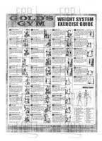 Image Result For Golds Gym Weight System Exercise Guide