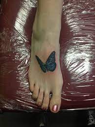 Butterfly Tattoo Butterfly Tattoo Foot Tattoos Tattoos For Women