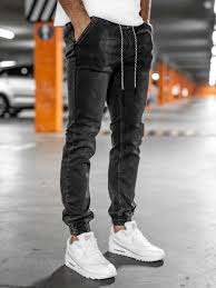 Jogger pants are closet staples. Bolf Herren Jeanshose Jogger Pants Schwarz Ka2193