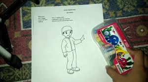 Cukup dengan klik kanan pada gambar dan pilih save as bila anda menggunakan komputer. Mewarna Gambar Ayah Dengan Crayon Youtube