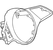 099-464-52-04-1D28 - Genuine Mercedes-Benz COVER, STEERING WHEEL
