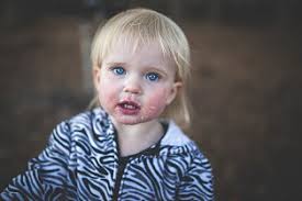 Dirty Girl, Portrait, 5, Black and white by Pia Cerda. Photo stock