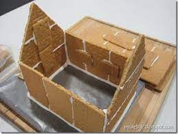 Made By K Graham Cracker Gingerbread House Graham Cracker Gingerbread House Graham Cracker Gingerbread Gingerbread House Parties