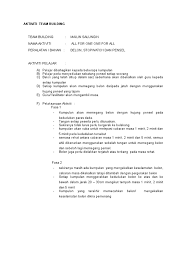 Globalisasi telah meningkatkan tenaga kerja mobile global. Aktiviti Team Building
