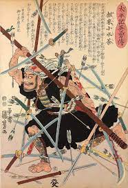 歌川国芳 太平記英勇傳 根来小水茶 1848 1850 japanese art japanese woodblock printing japanese artwork