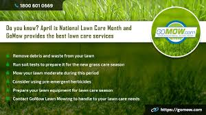 The cost of professionally maintaining your lawn depends on the services you want performed. Do You Know April Is National Lawn Care Month And Gomow Provides The Best Lawn Care Services Gomow