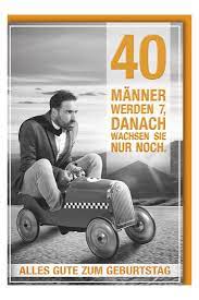 Kurze lustige reime zum 40. 40 Geburtstagskarte Lustig Mann In Seifenkiste