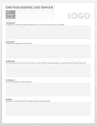 Free Business Case Templates Smartsheet