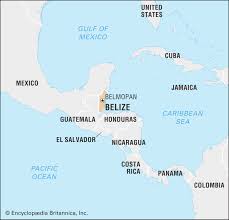Belize (formerly british honduras, and before that, the mayan provinces of chetumal and dzuluinicob) is a small central american country, bordered by mexico, guatemala and the caribbean sea. Belize History Capital Population Map Flag Facts Britannica