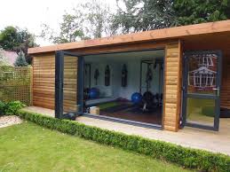In most cases garden sheds can be erected without planning permission and take up very little space. Garden Gym Built To A Very High Standard By Iby Construction Contemporary Home Gym Manchester By Iby Construction Houzz