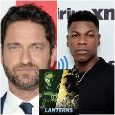Gerald bulter as Hal jordan and John boyega as John stewart.