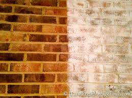 I decided i would try and do this diy with my 3.5 year old (what was i thinking?!) but we went ahead and did this quick (somewhat) and easy diy project the same day. How To Whitewash Brick Farm Fresh Vintage Finds