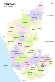 Click on the physical map karnataka to view it full screen. Districts Of Karnataka Map North South Karnataka