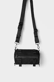 Black Tubular Crossbody Bag View All Bags And Backpacks Man Zara United Kingdom Rucksack Tasche Rucksack Taschen
