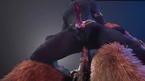 Furry Femboy x Monster Cock 3D