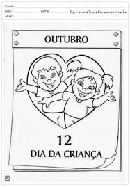 Desenhos para colorir, desenhos para imprimir, dia das crianças, crianças. Desenho Para Colorir Sequencia De Atividades Dia Das Crianca Educacao E Transformacao