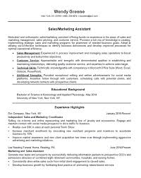 I will assist you through the process of writing your sales cv. Marketing Assistant Resume Example Sales Coordinator