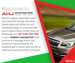 The cost of shipping your car from japan to mombasa. Auction House Japan Kenya Ahjkenya Twitter