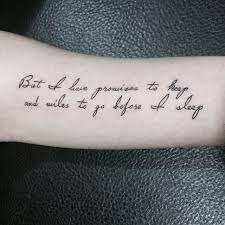 We did not find results for: Quote Tattoos On Twitter But I Have Promises To Keep And Miles To Go Before I Sleep Tattoo Quote Https T Co Tnljreojdl