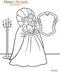 Thousands pictures for downloading and printing! Mirror Mirror Evil Queen Coloring Page Projects For Preschoolers