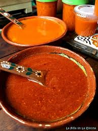 Spicy Salsa For Birria La Pina En La Cocina Recipe Spicy Salsa Mexican Food Recipes Mexican Food Recipes Authentic