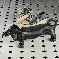 Check spelling or type a new query. Weiner Dog Cast Iron Boot Scraper Dachshund Dog Statue Design Toscano