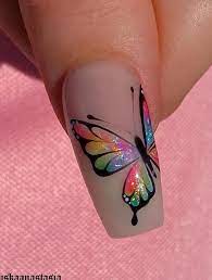 Dancing On The Fingertips In The Summer 2020 Butterfly Nails Art Designs Keep Creating Beauty And Warm Home Find More Happiness In Daily Life Butterfly Nail Art Butterfly Nail Nail Art Designs