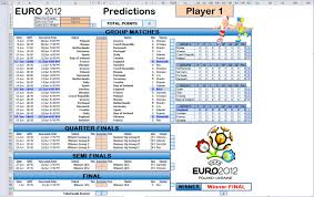 You can find official euro 2020/2021 schedule in uefa.com official site. Euro 2012 Excel Prediction Sweepstake Home Facebook