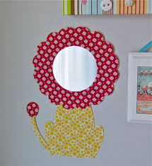 Your little girls are always a fan of princess stories, fairy tales, and other beautiful fictional. Diy Fabric Mirror Diy Fabric Diy Nursery Mirror Crafts