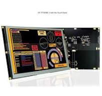 Color 8"LCD Module TFT Display w/ OPTL Touch Screen,I2C+Serial SPI