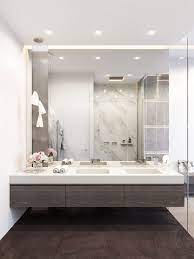 In the case of the bathroom mirror it's the accent. 30 Cool Ideas To Use Big Mirrors In Your Bathroom Digsdigs