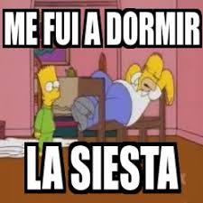 Ya creí en amores perfectos, ya descubrí que ellos no existen. Meme Personalizado Me Fui A Dormir La Siesta 992615