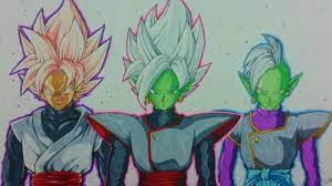 Oh, and android 21 too i guess. Drawing Merged Zamasu Goku Black Zamasu Fusion Dragonball Super Tolgart Youtube