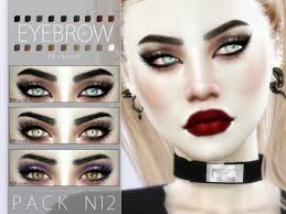 All of us who play the sims 4 find his work a complete necessity for the game and we just can't get by without it! The Sims Resource Eyebrow Pack N12 By Pralinesims Sims 4 Downloads