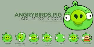 The second run the piggy will disappear and you have to remember when to jump from memory! Angrybirds Pig Adium Icon By Pfuispinne On Deviantart