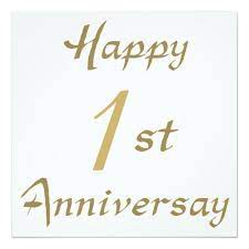 Happy 1st wedding anniversary to a beautiful couple. Happy 1st Anniversary Gifts Invitation Ra086212497184a9d84635f673a7ca76a Zk9yv 512 Happy First Wedding Anniversary Happy Anniversary Wishes Happy Birthday Son
